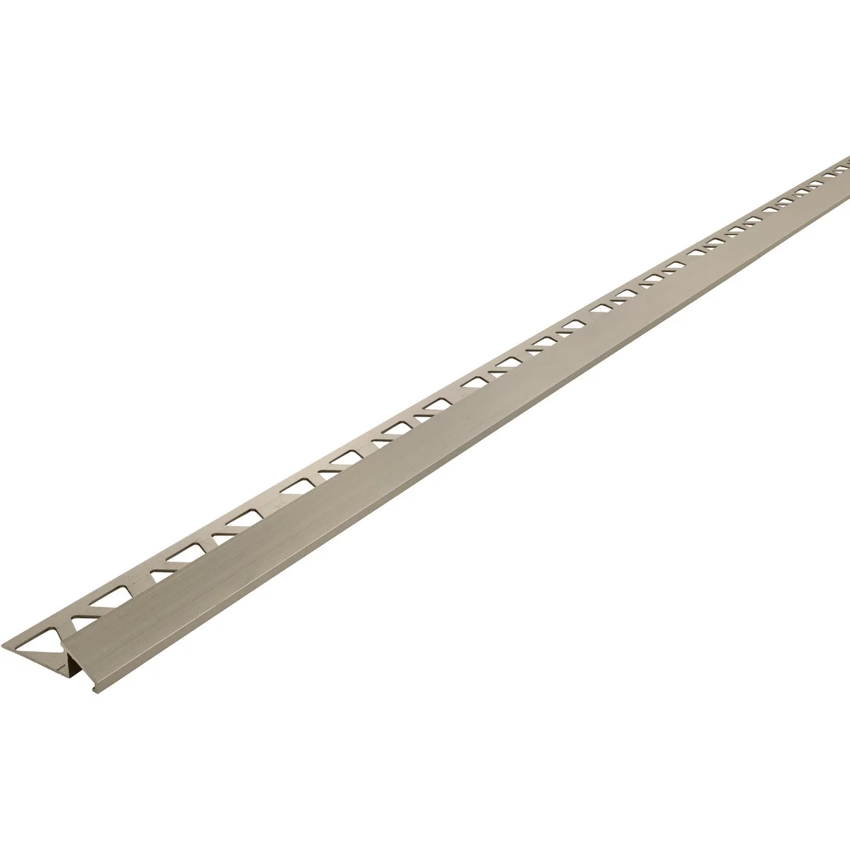 Carefully Designed M-D Building Products 3 8 In. x 8 Ft. Pewter Tile Edging Reducer Easy-to-Use