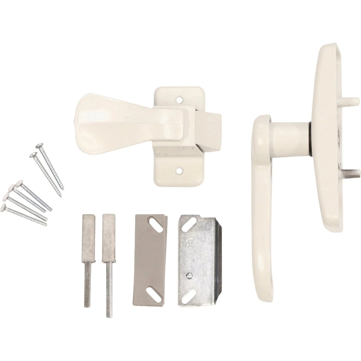 Official Larson Georgian White Lever Storm Door Latch Elegant