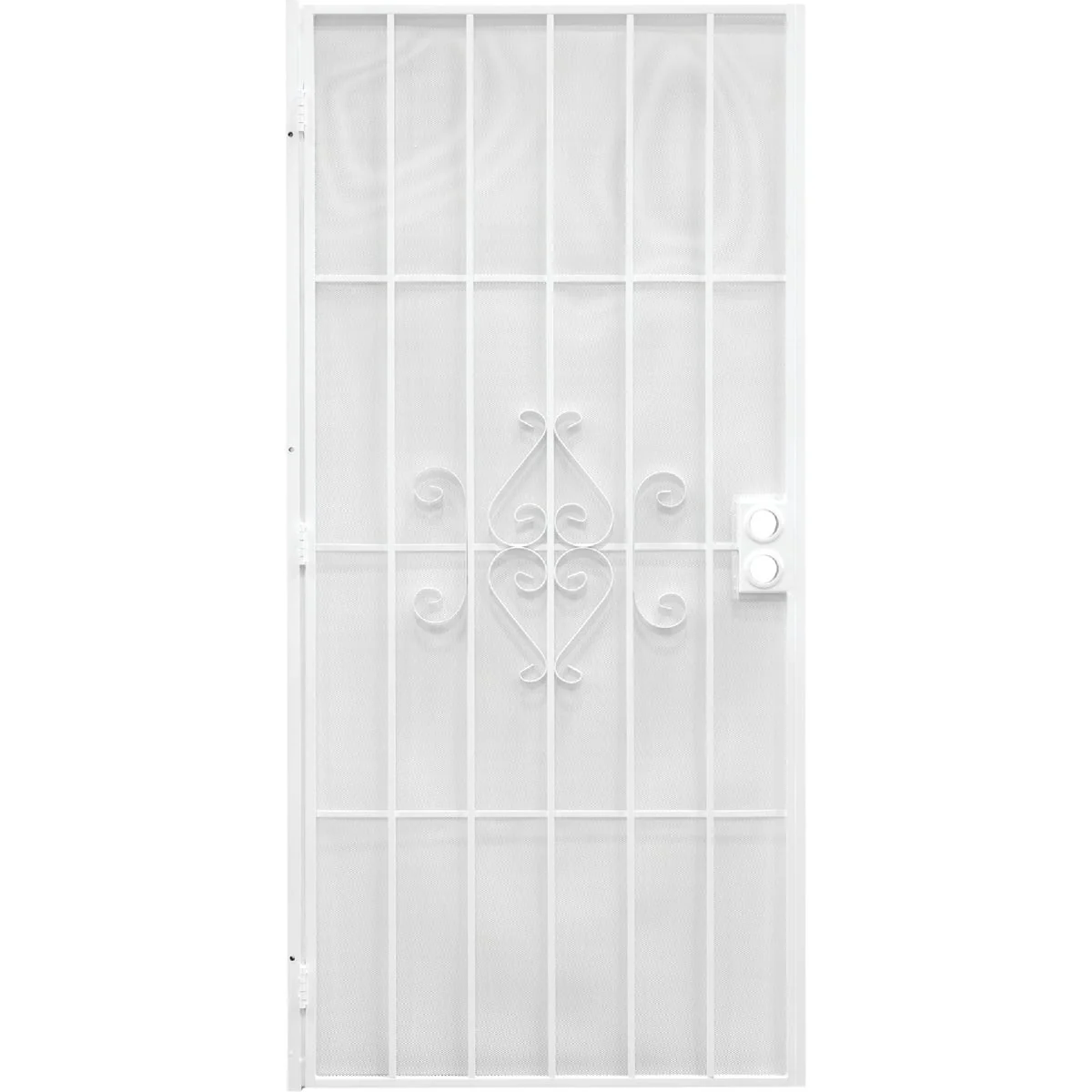 Recyclable Precision Regal 32 In. W x 80 In. H White Steel Security Door Quality