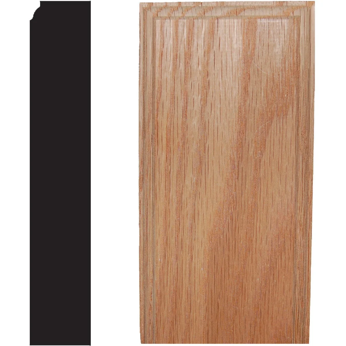 Fine House of Fara 7 8 In. W. x 2-1 2 In. H. x 5 In. L. Oak Plinth Block Clean