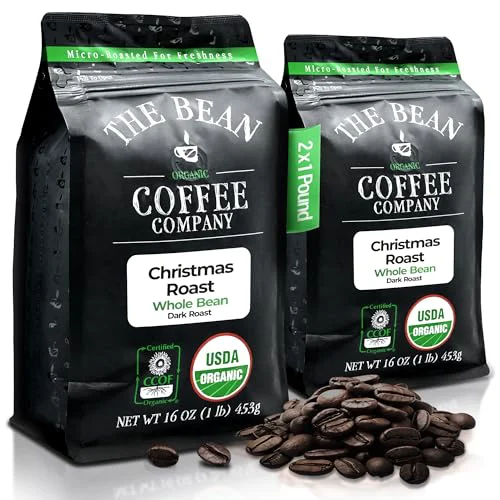 Smart The Bean Organic Coffee Co. Christmas Roast 32 Ounce Recyclable