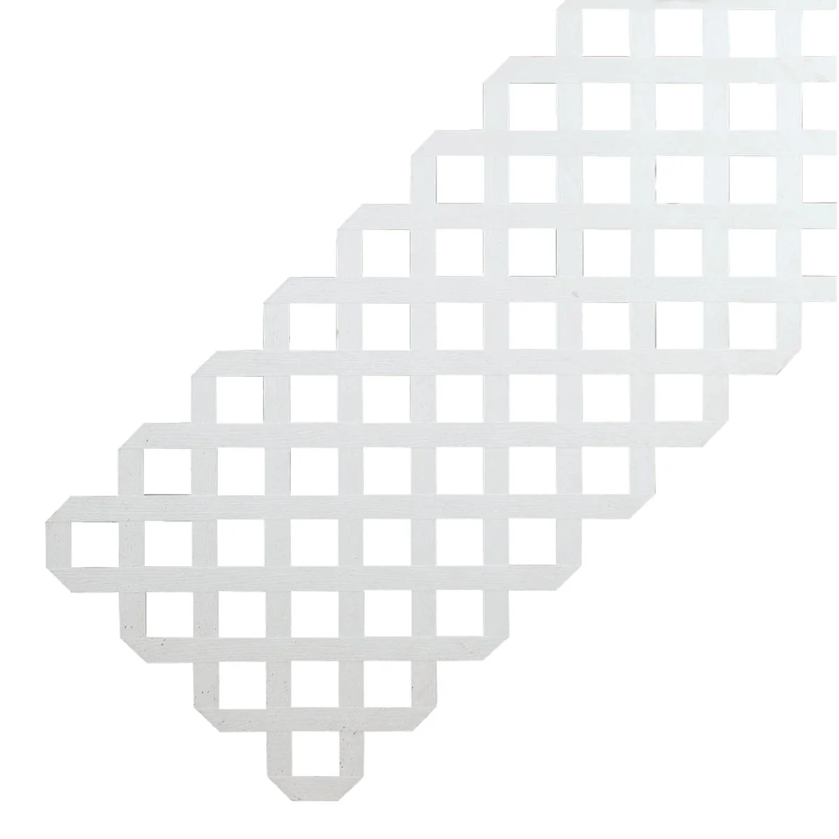 Excellent Dimensions 2 Ft. W x 8 Ft. L x 1 8 In. Thick White Vinyl Lattice Panel Efficient
