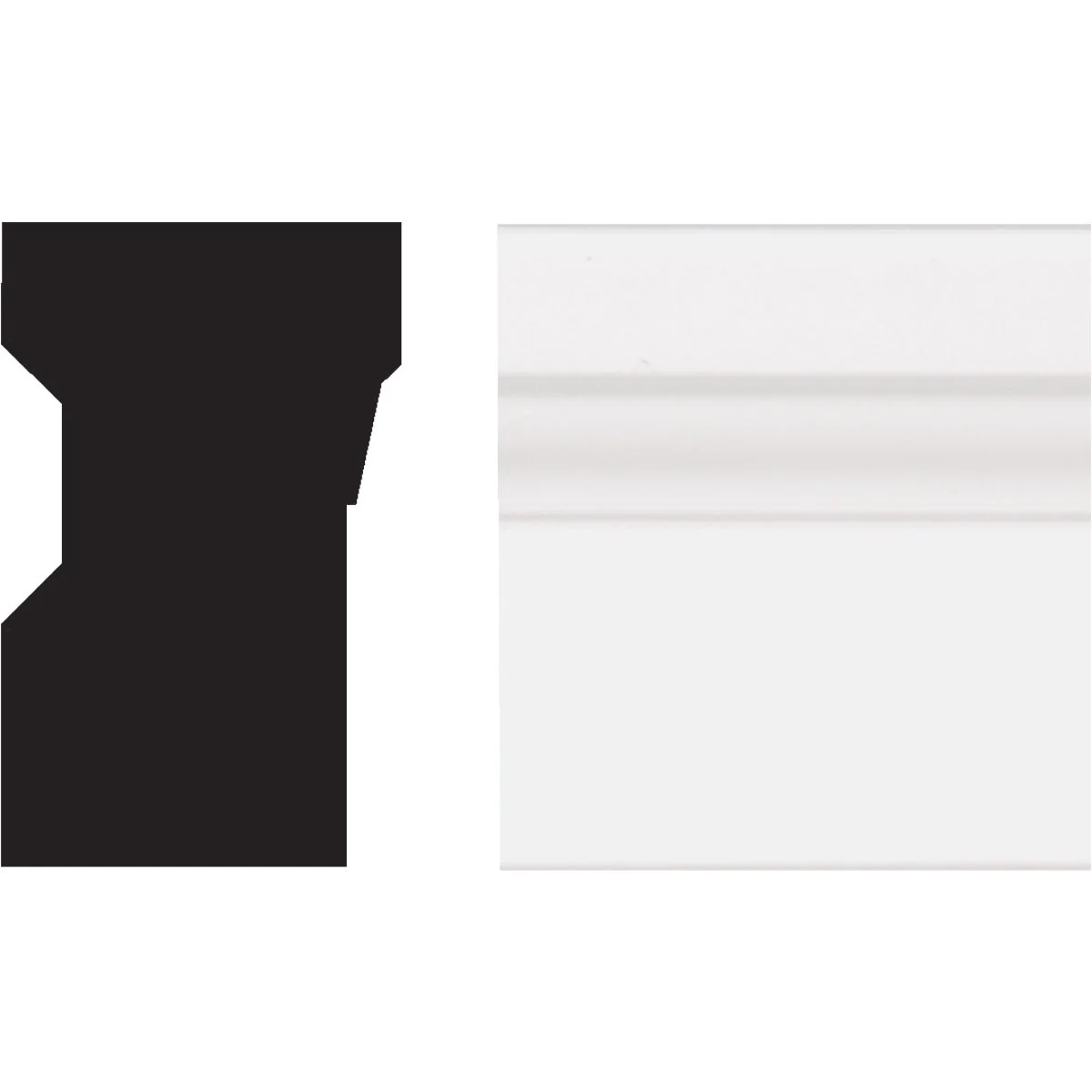 Specialty Royal 2 In. x 10 Ft. PVC Brick Molding User-Friendly