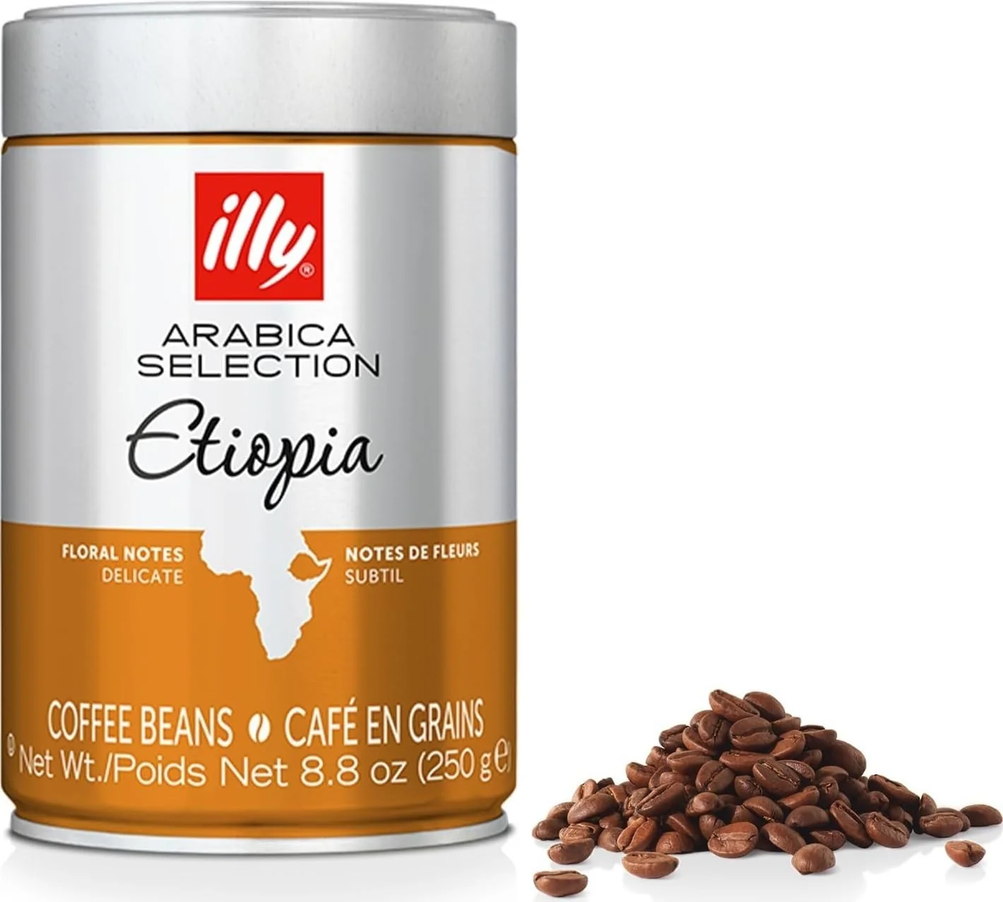 Flexible illy Ethiopia Single Origin Light Roast Coffee Beans High-Performance