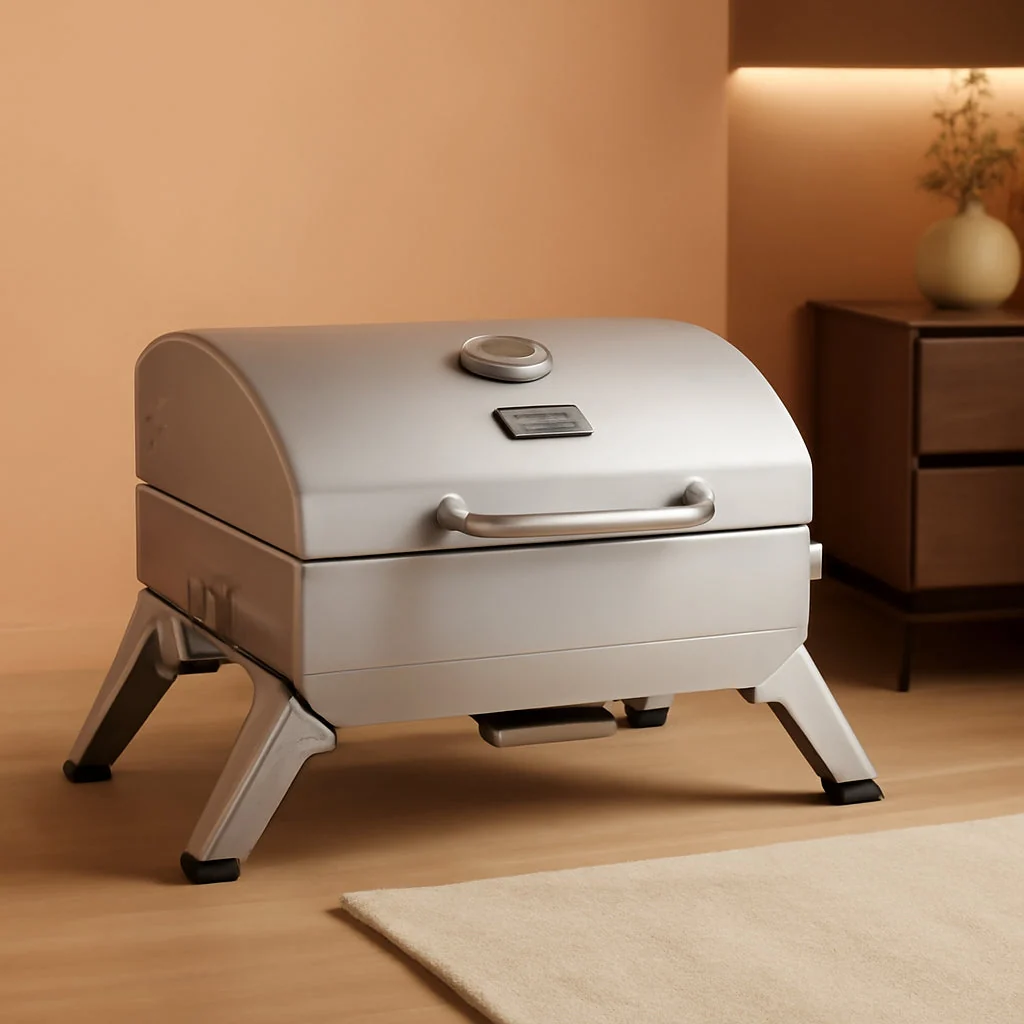 Smart Stainless Steel Tabletop Grill 10000BTU Portable Outdoor Premium
