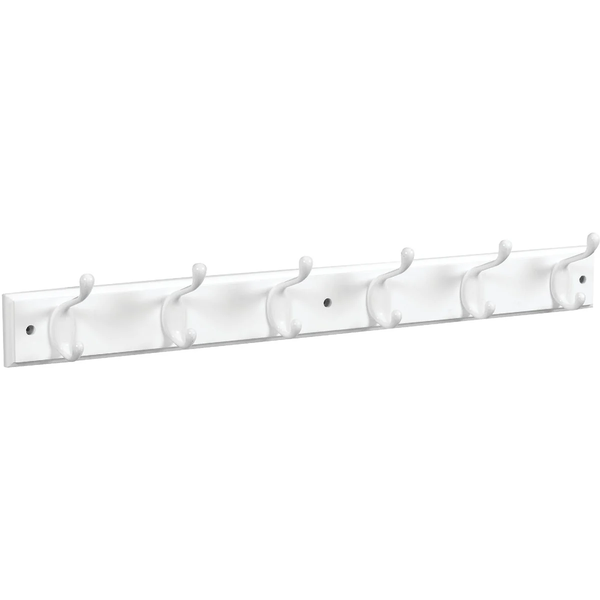 Exclusive Stanley 27 In. White Hook Rail Smooth