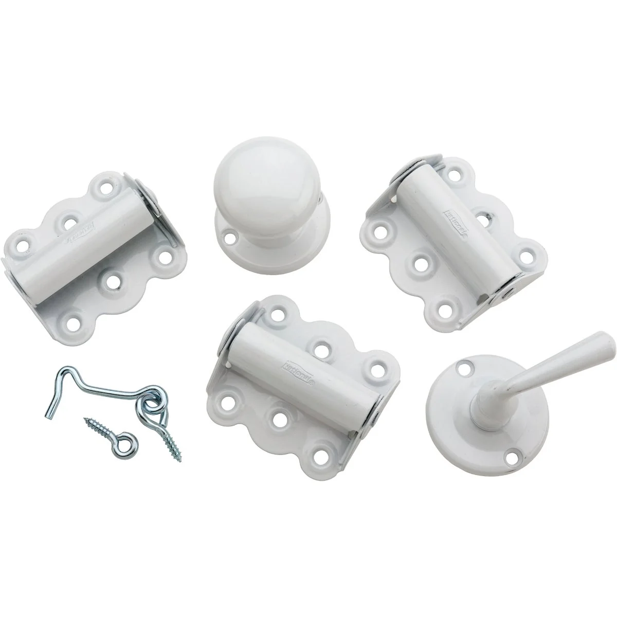 Solid National White 3-Hinge Screen Door Kit Efficient