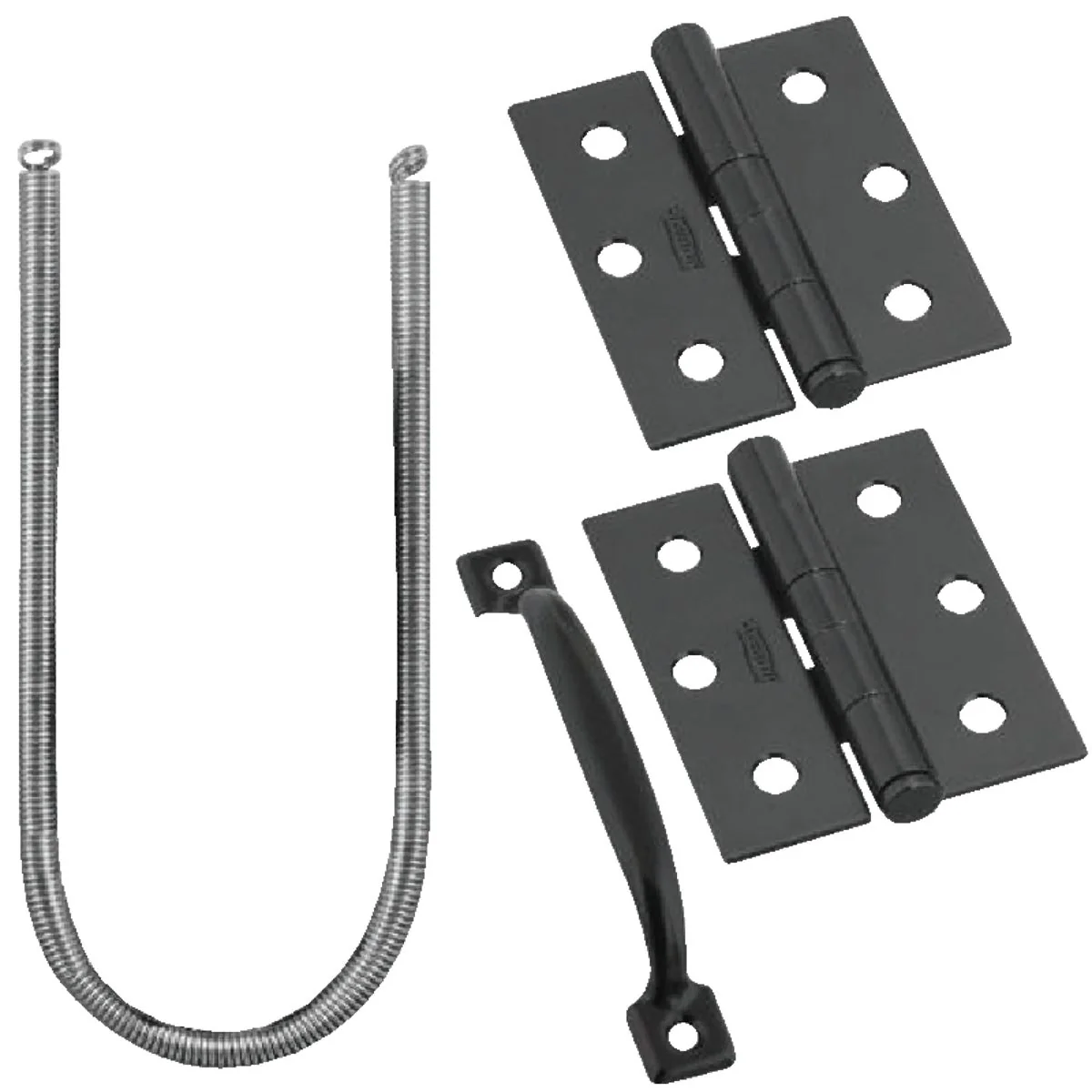 Top-Quality National Black 2-Hinge Screen Door Kit Optimized