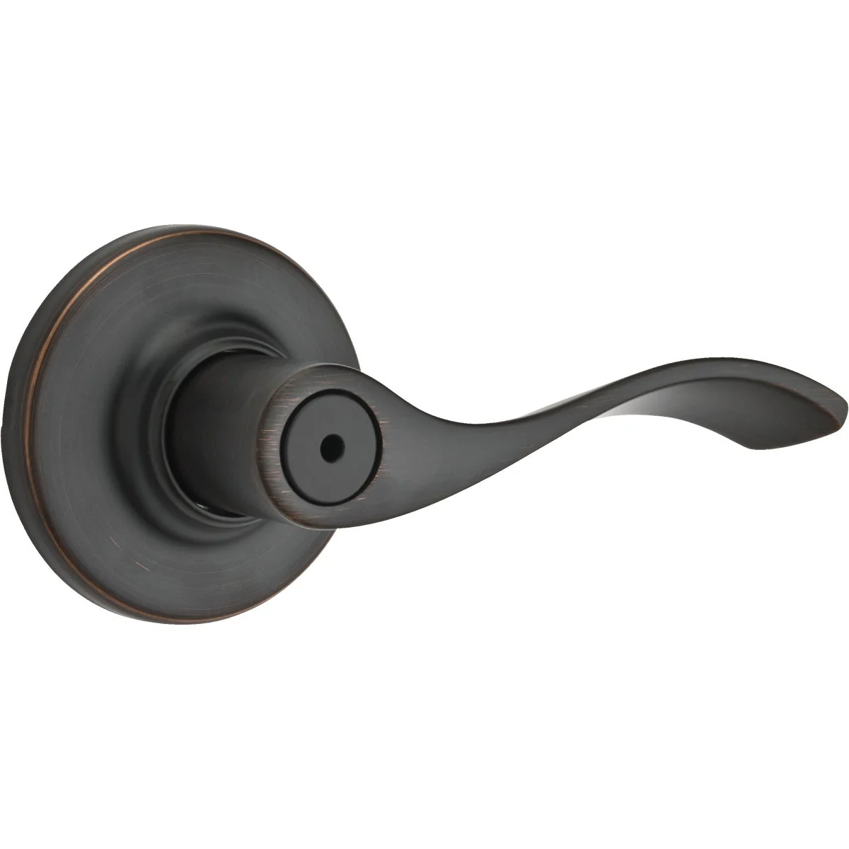 Traditional Kwikset Venetian Bronze Balboa Privacy Door Lever Proven