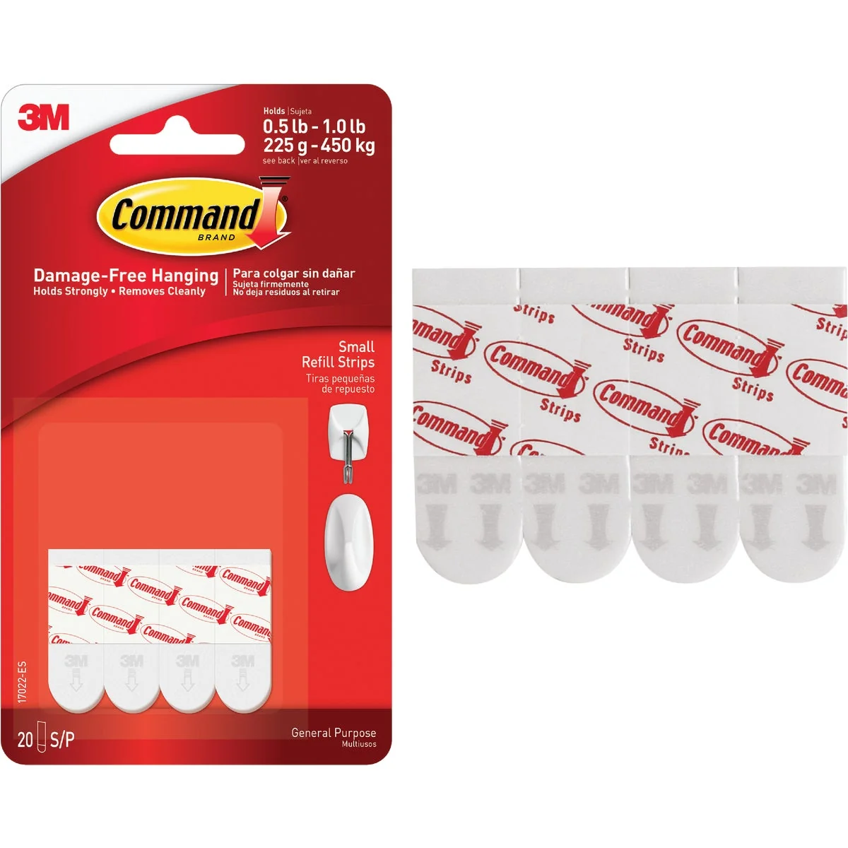 Premium Command Adhesive Hook Mounting Strips 20 Count Superior