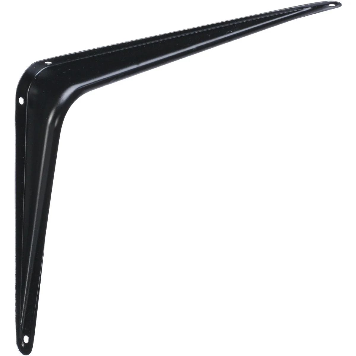 Crafted National 211 8 In. D. x 10 In. H. Black Steel Shelf Bracket High-Quality