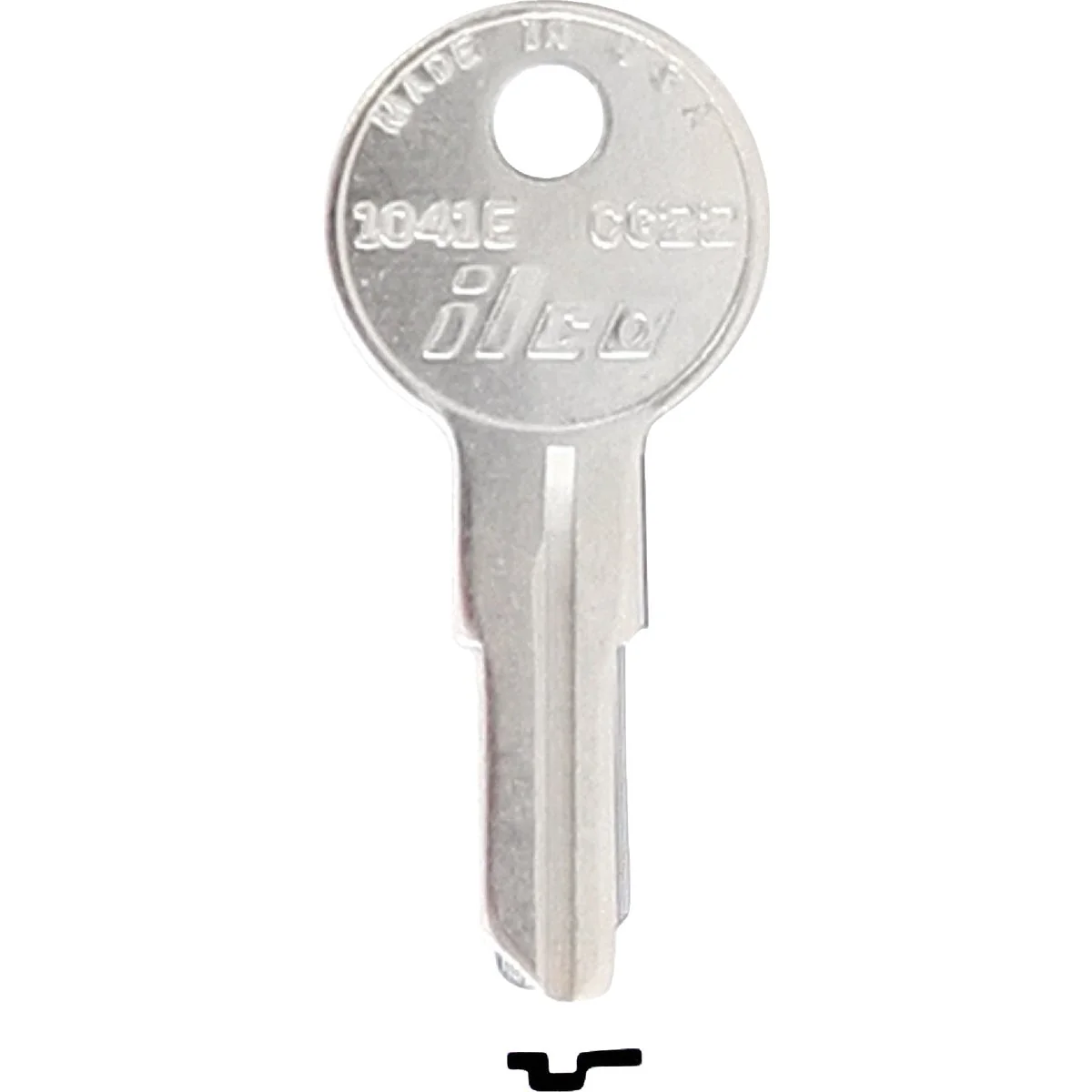 Functional ILCO Chicago Nickel Plated File Cabinet Key CG22 10-Pack User-Friendly