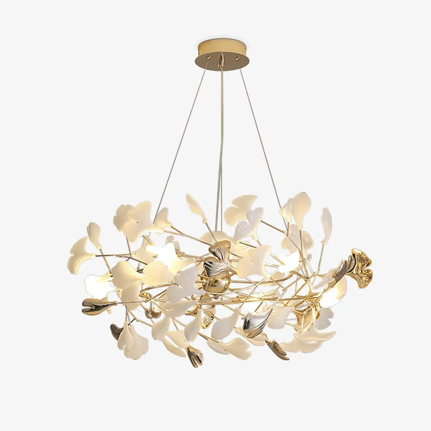Dependable Modern Gingko Chandelier Organic
