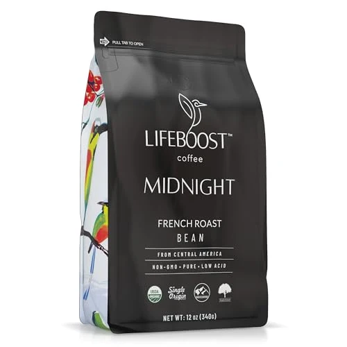 Reusable Midnight French Roast Coffee Beans 12 Ounce Convenient