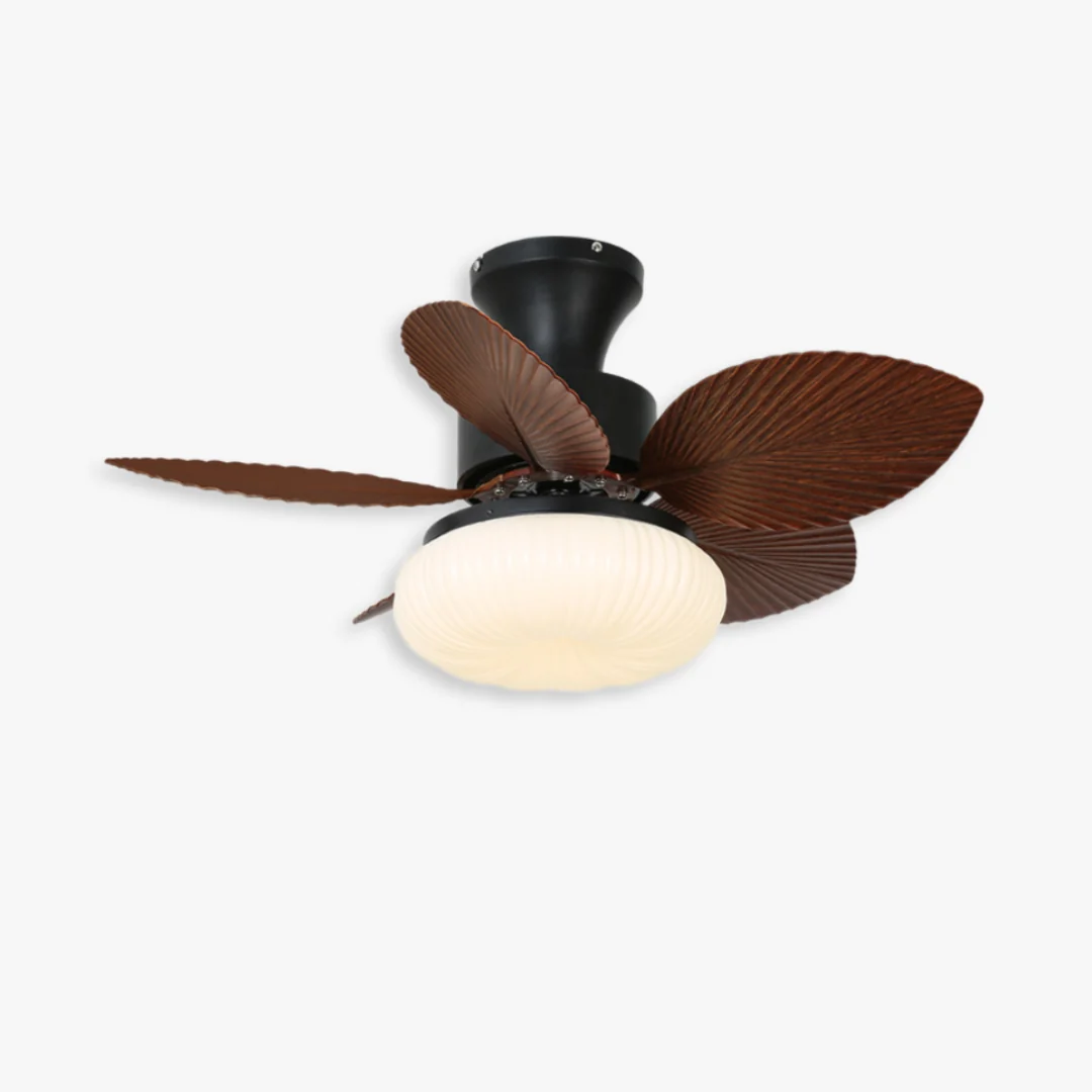 Luxury Retro Banana Ceiling Fan Light Artisan