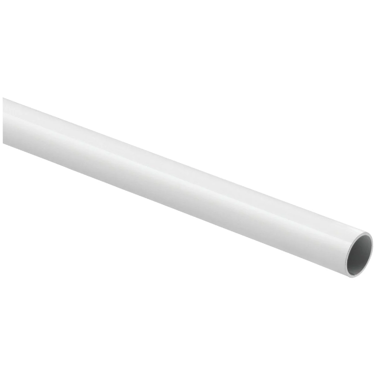 Stylish Stanley National 6 Ft. x 1-1 4 In. Cut-to-Length Closet Rod White Proven