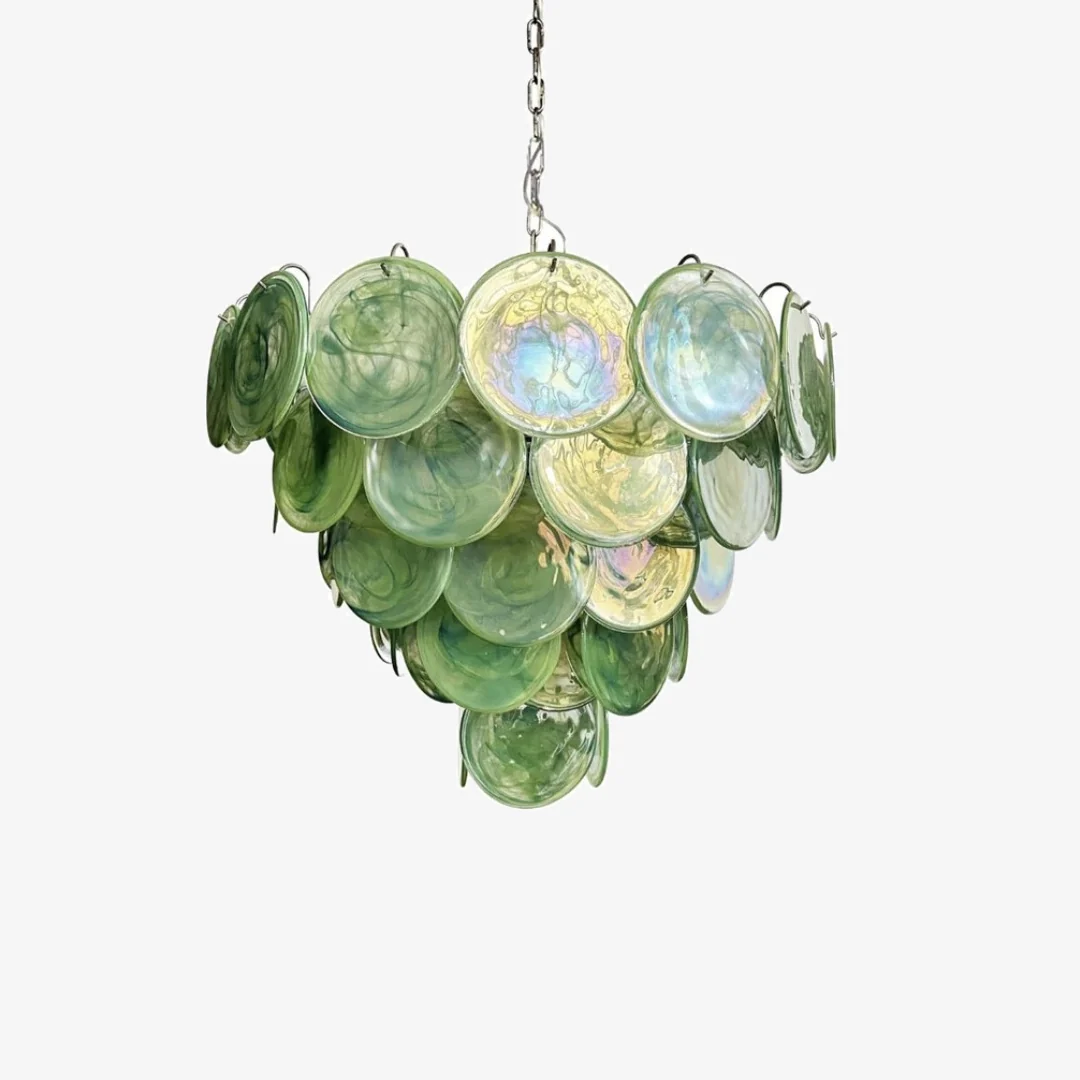 Next-Generation Green Fields Murano Chandelier High-Grade