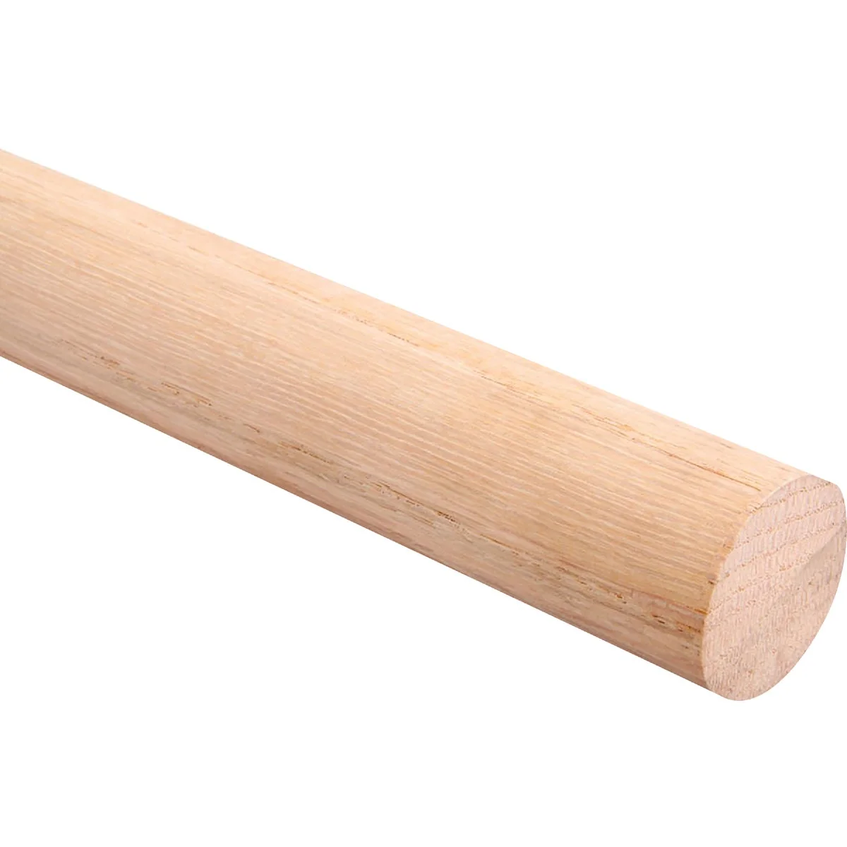 Next-Generation John Sterling Closet-Pro 6 Ft. x 1-5 16 In. Red Oak Closet Rod Unfinished Enhanced