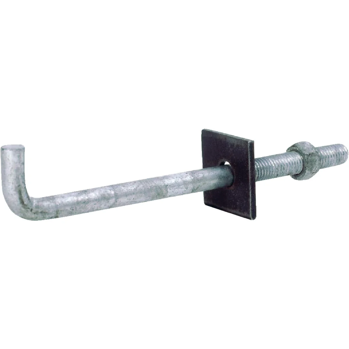 Reusable Grip-Rite 5 8 In. X 10 In. Glavanized Anchor Bolt with Nut Square Washer 25 Ct. Verified