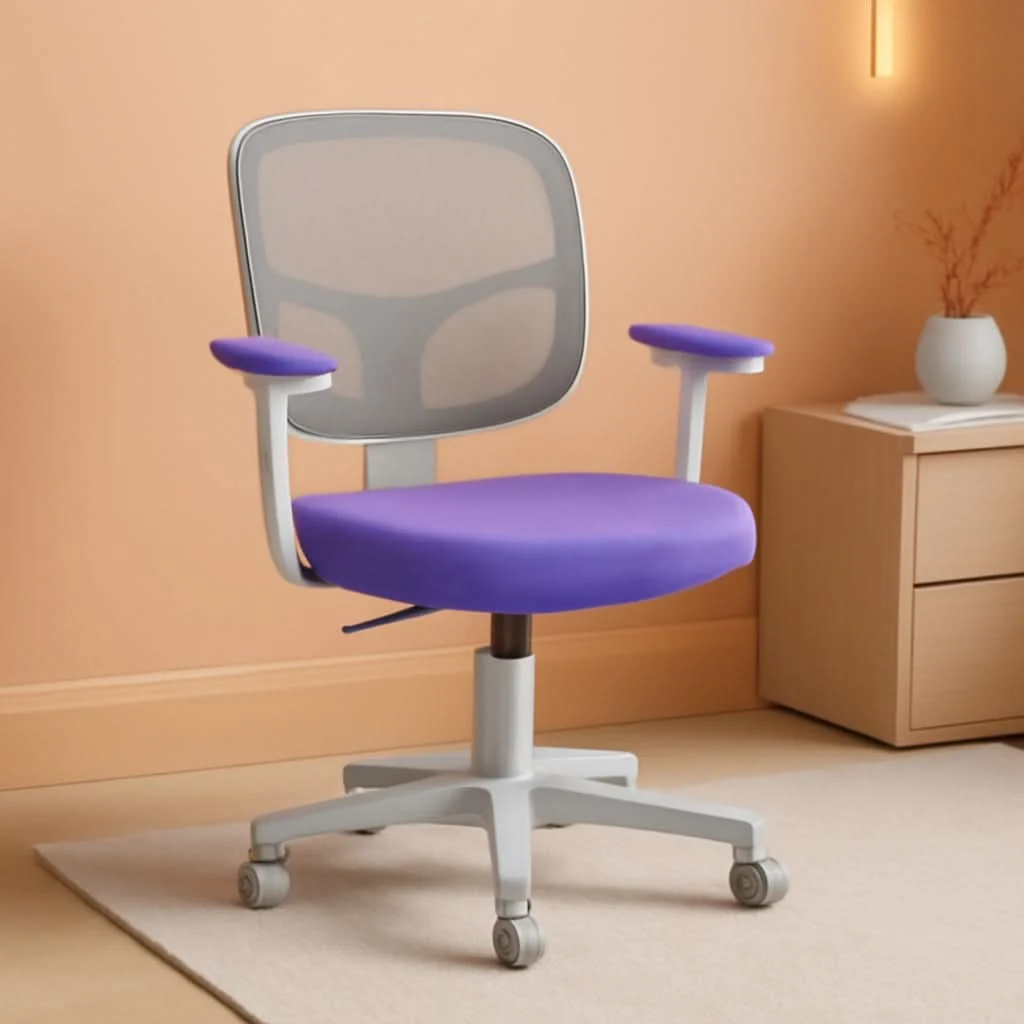 Easy-to-Use Kids Desk Chair Height Adjustable 16 To 21 Inches Violet Fashionable