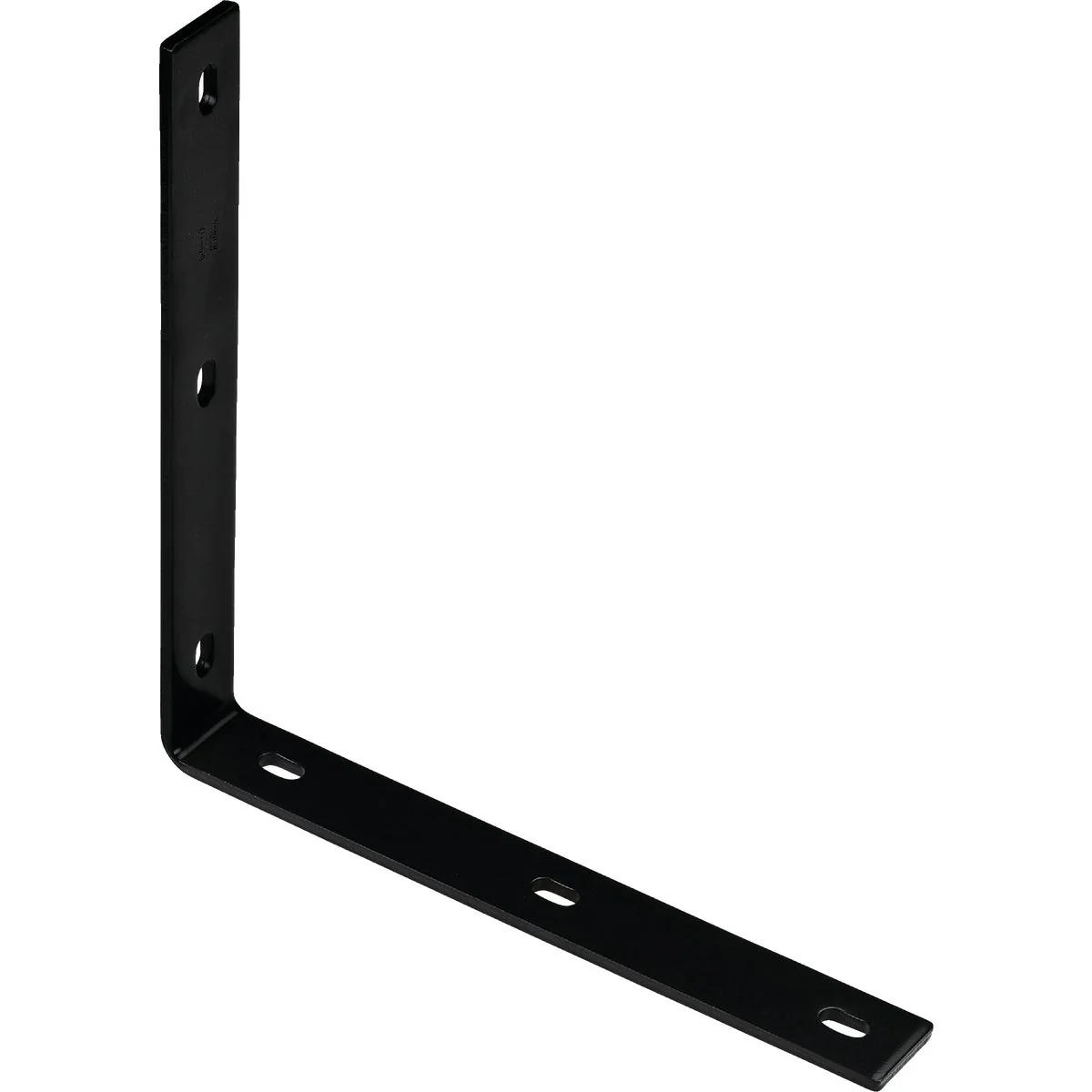 Reliable National Catalog 1151BC 12.25 In. x 1.5 In. Black Heavy-Duty Corner Brace Advanced