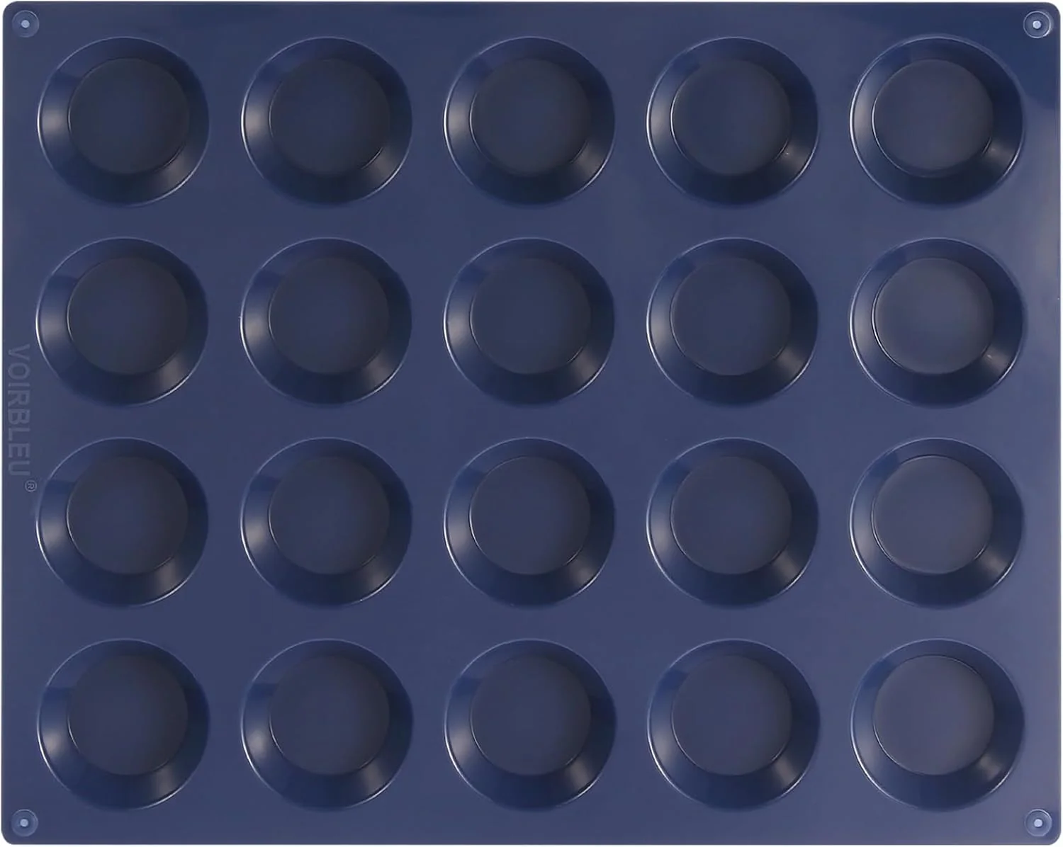 Professional Silicone Tart Mold 2 Inch Mini Pie Pans Blue 1 Count For Baking Mini Pie Pans For Mince Pie For Fruit Pie Smart