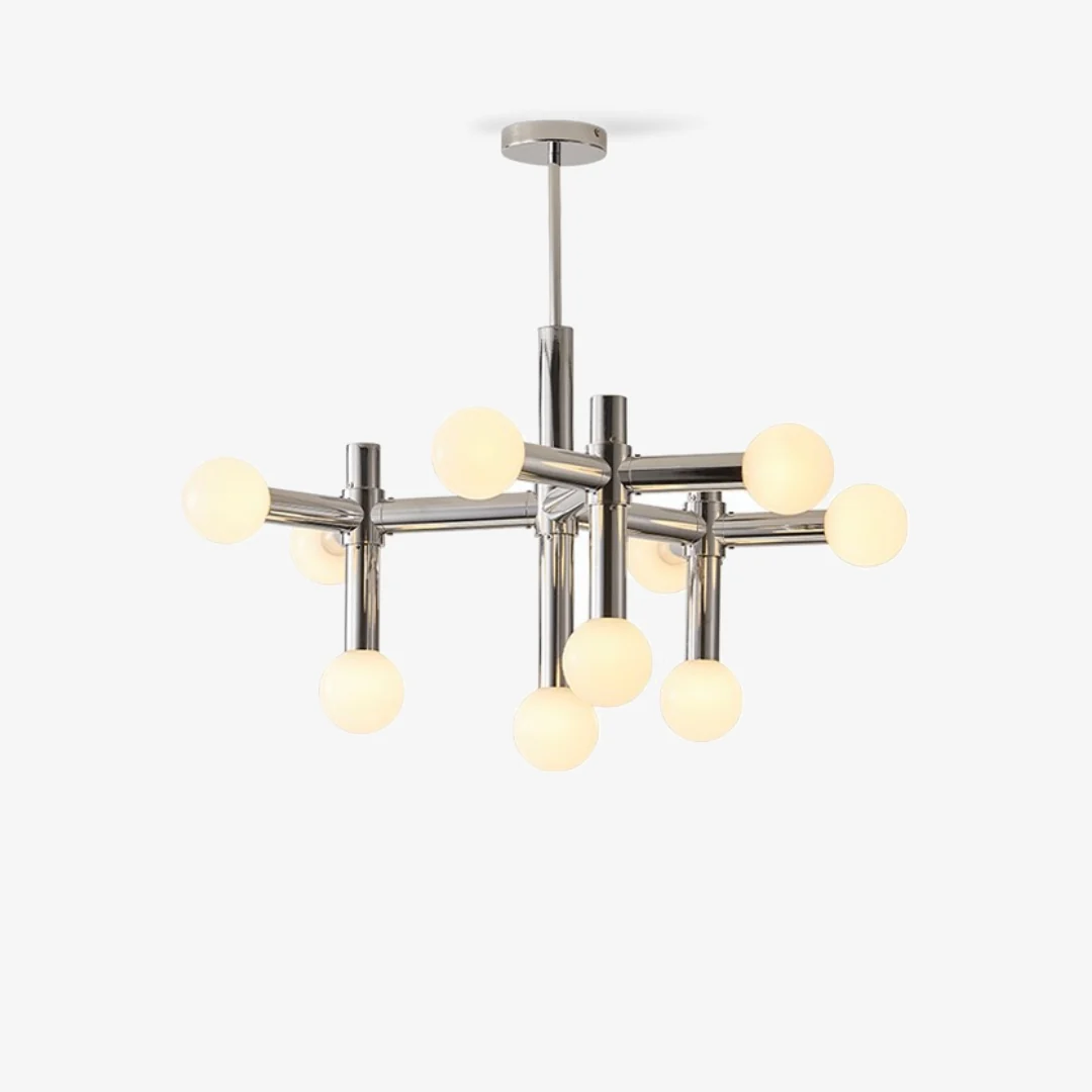 Prestigious Bauhaus Tubular Ceiling Lamp Carefully Designed