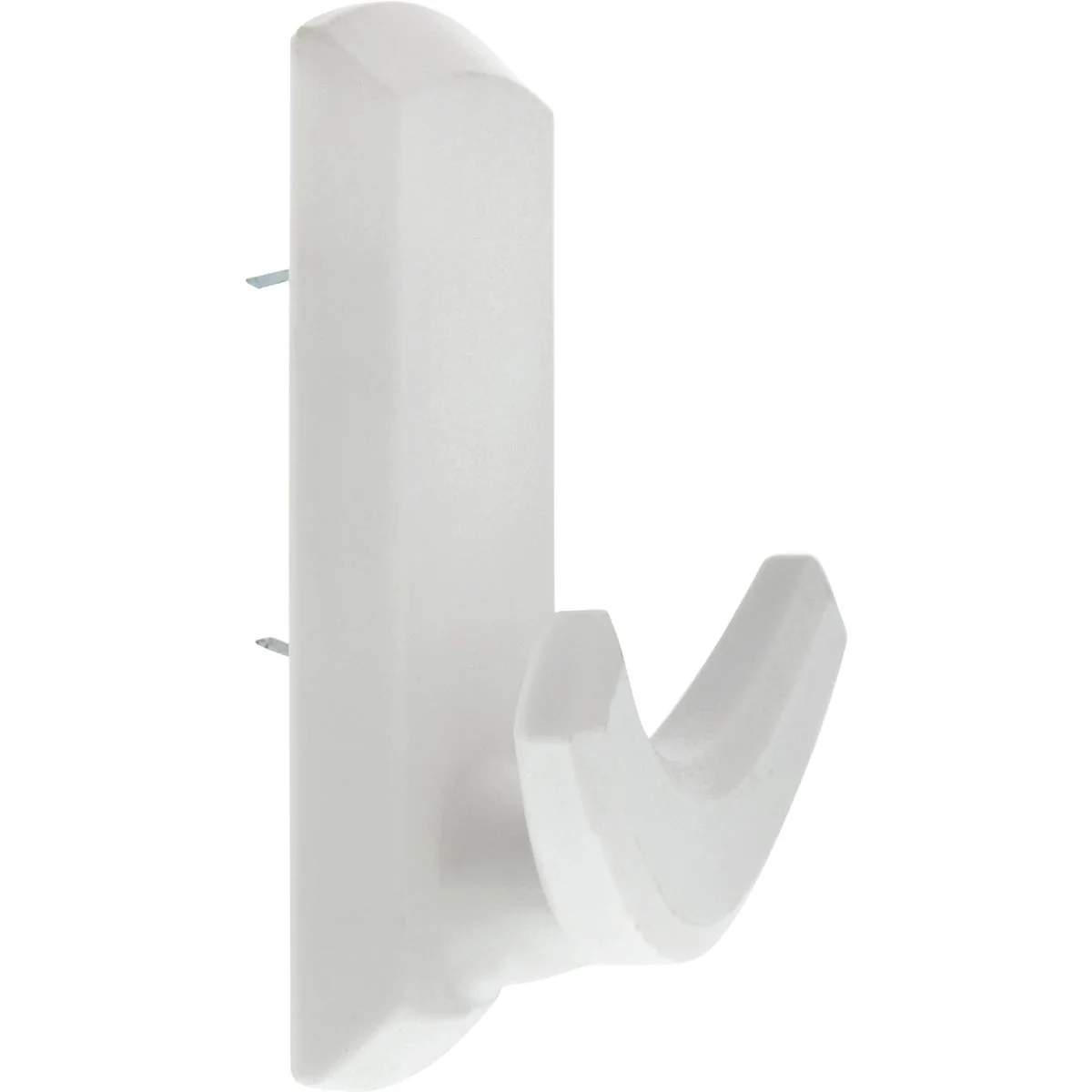 High-Quality Hillman High and Mighty 20 Lb. Capacity White Rectangular Decorative Double Hook Authentic