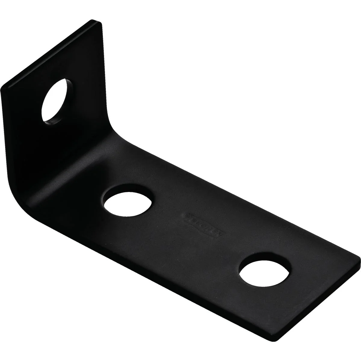 Fine Crafted National 3.5 In. x 1.5 In. x 1 8 In. Black Heavy Duty Offset Leg Corner Brace Elite