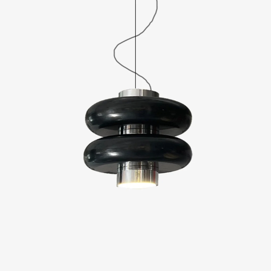Expertly Made Coi Double Circle Pendant Lamp Artisan