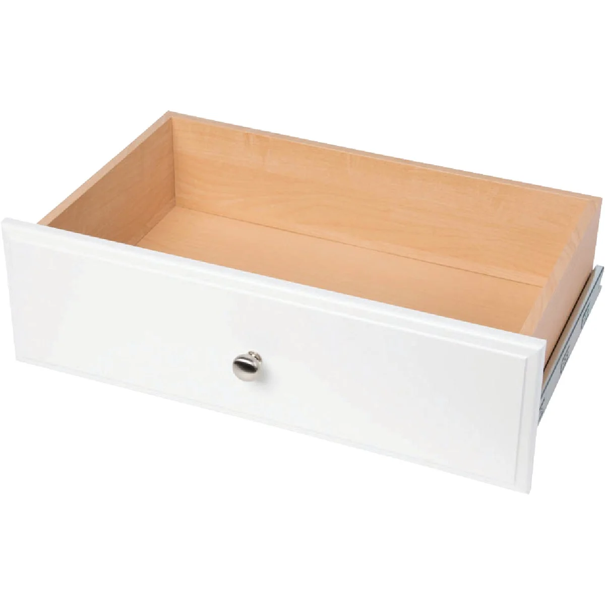 Superior Easy Track 8 In. White Deluxe Drawer Casual