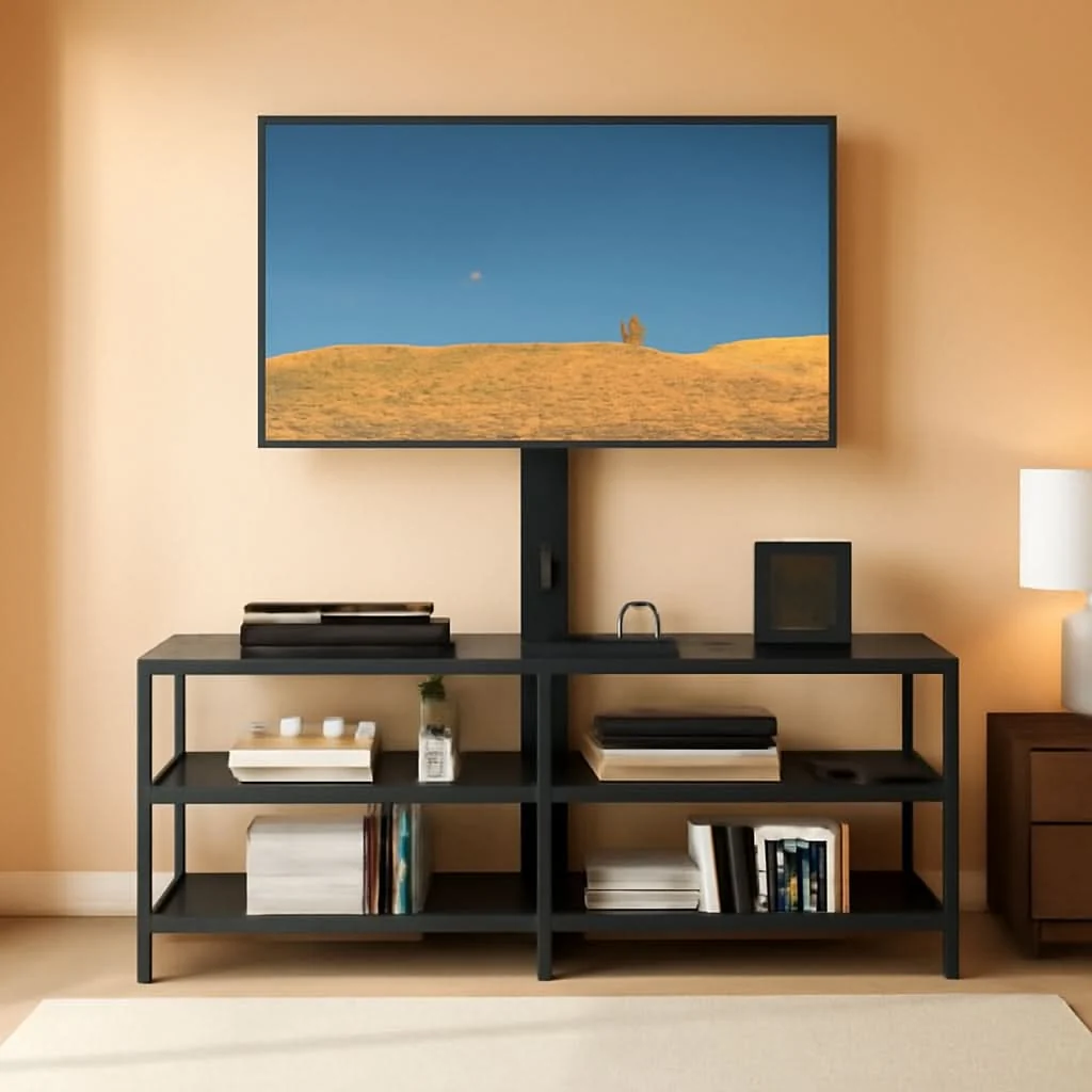 Healthy Premium Industrial 75 Inch TV Entertainment Center High-Performance