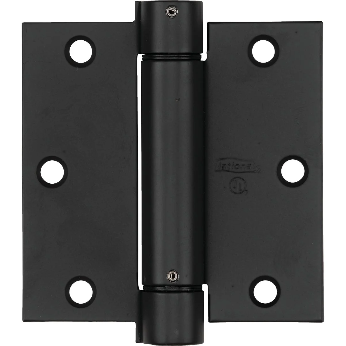Innovative National 3.5 In. Square Oil Rubbed Bronze Spring Door Hinge Advanced