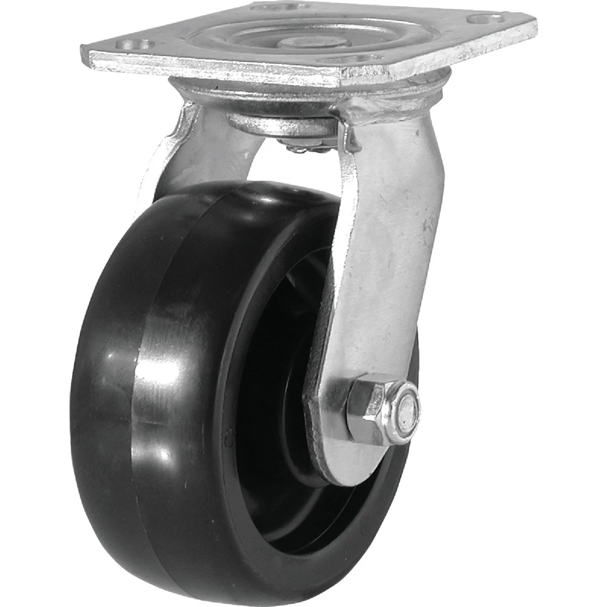 Classic Shepherd 6 In. Phenolic Heavy-Duty Swivel Plate Caster Secure