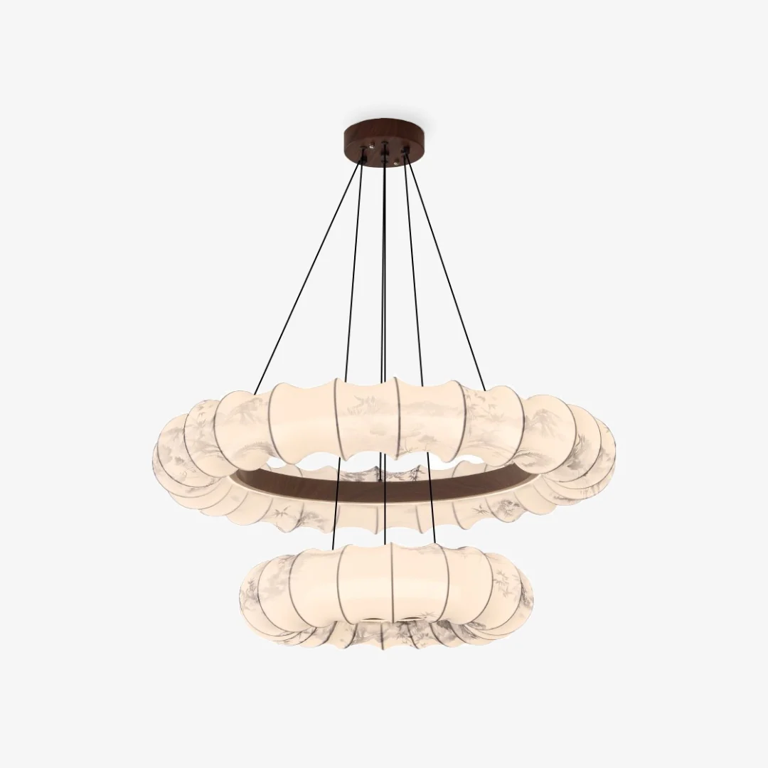Outstanding Zen Ink Painting Pendant Lamp Premium