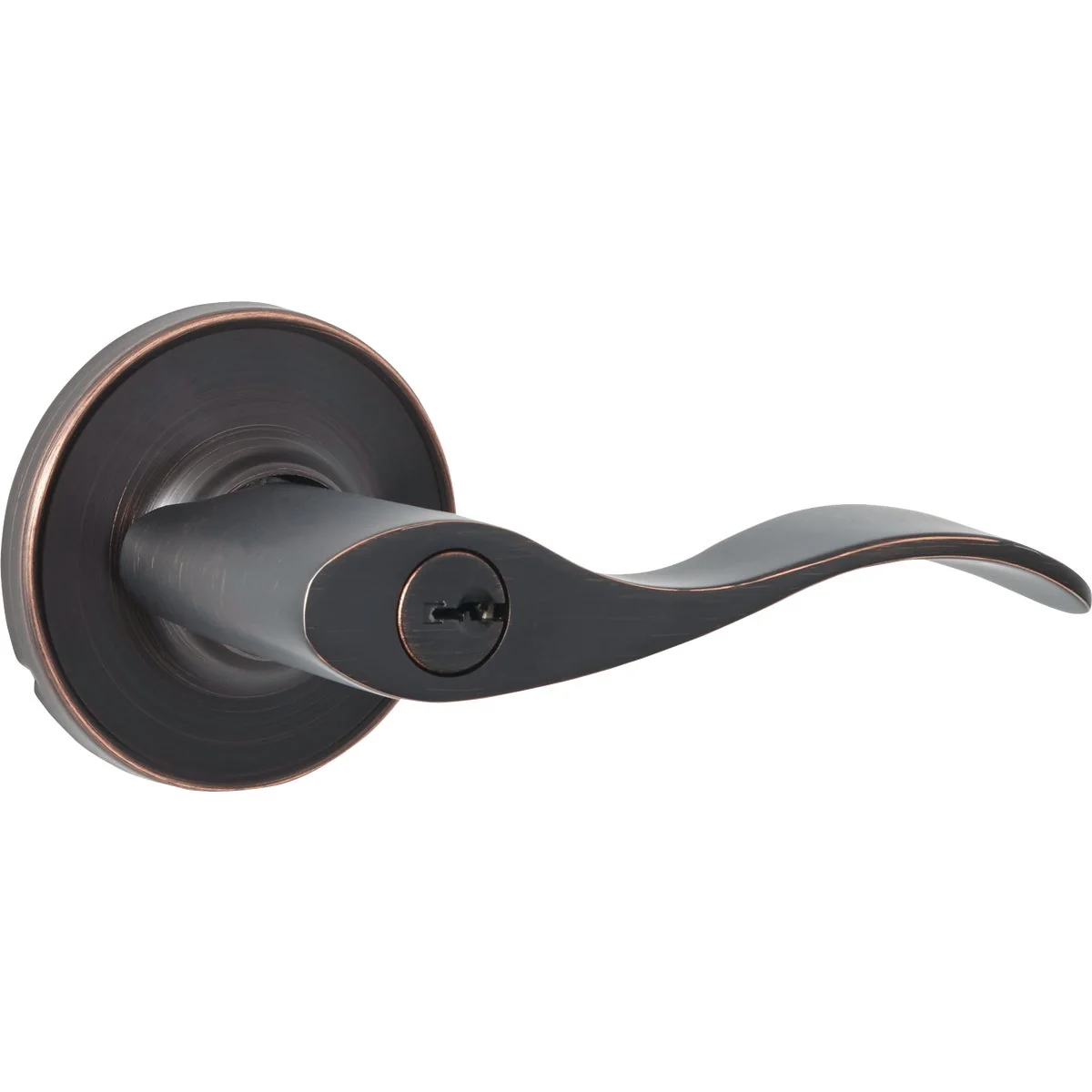 User-Friendly Steel Pro Oil Rubbed Bronze Wave Entry Door Lever Trusted