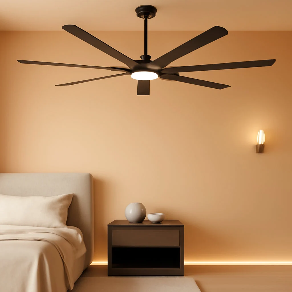 High-Quality 72Inch Industrial Ceiling Fan With Dimmable Lights Premium