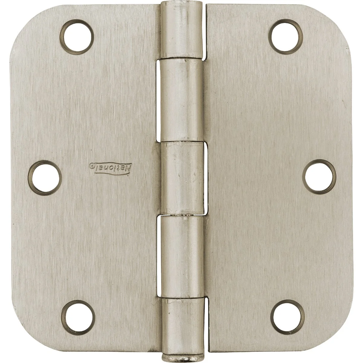 Unique National 3.5 In. Satin Nickel 5 8 In. Radius Door Hinge 12-Pack Certified