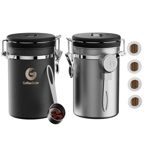 Elegant Coffee Canister 2 Count Consistent