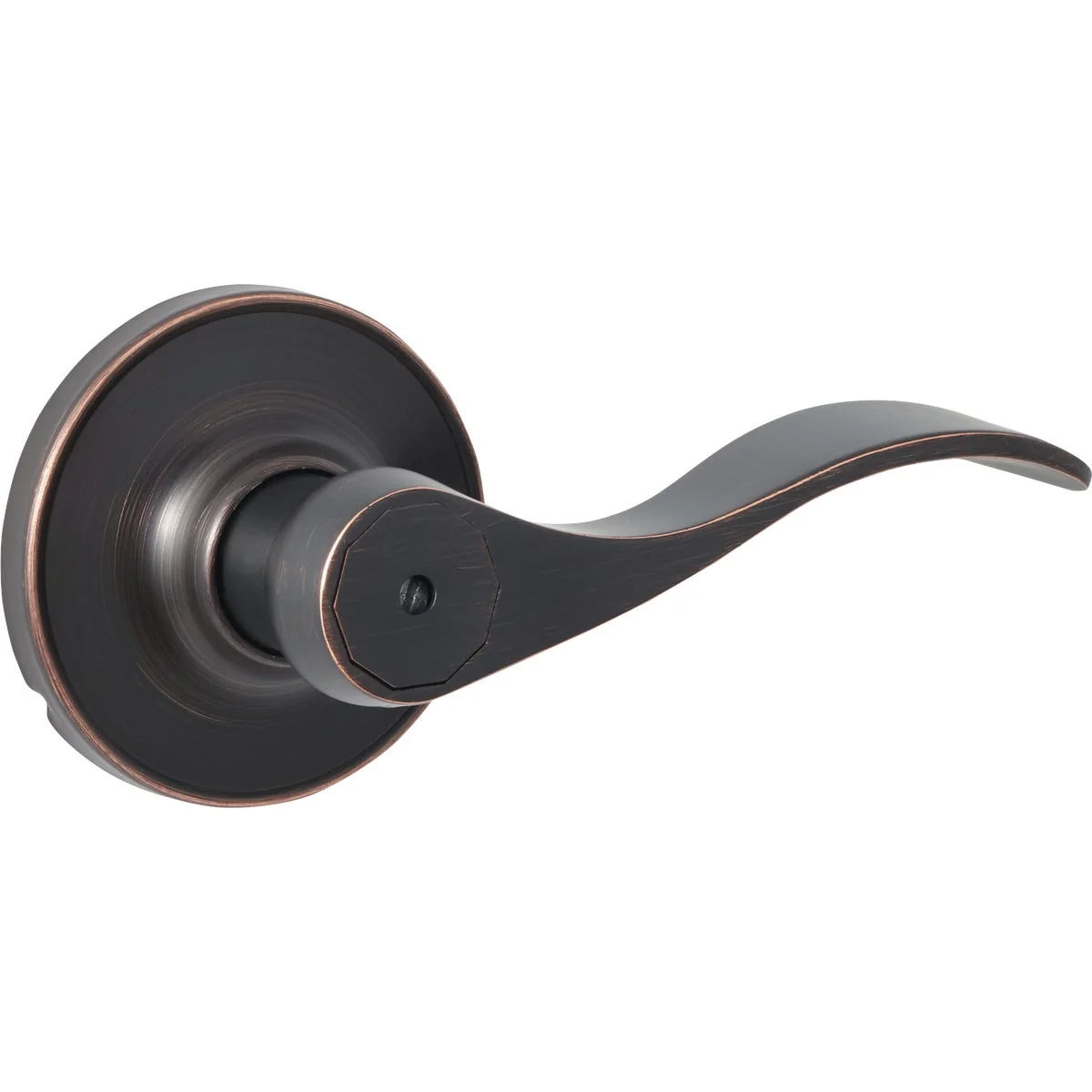 World-Class Steel Pro Oil Rubbed Bronze Privacy Door Lever Dependable