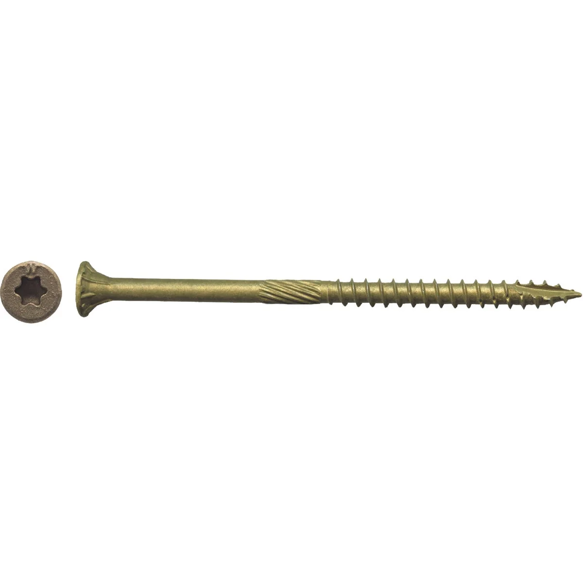 Trendy Big Timber 9 x 3 In. Bronze Flat Head Wood Screw 79 Ct. 1 Lb. Refined
