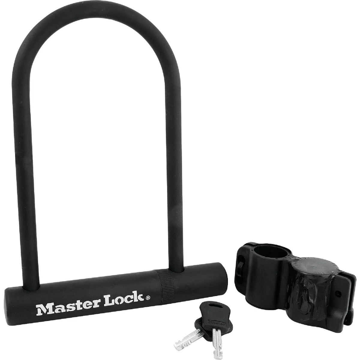 Efficient Master Lock 4 In. x 8 In. U-Bar Bicycle Lock Clean