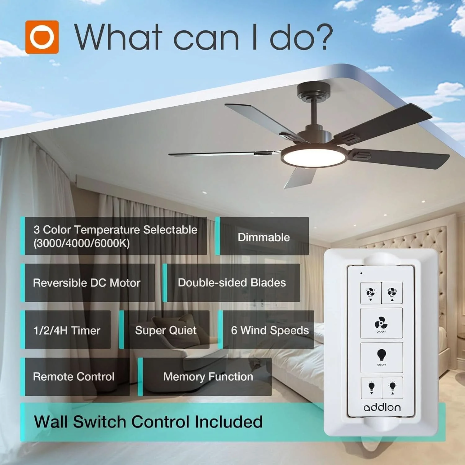 Reliable 52 Inch Black Ceiling Fan With Remote Integrated Light Advanced