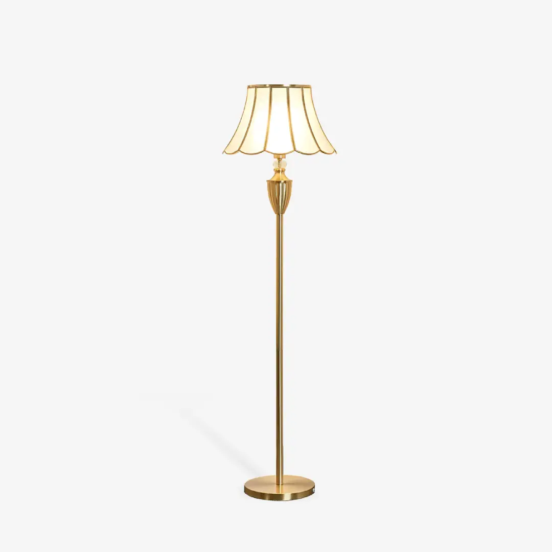 Relaxed Virell Brass Floor Lamp Premium Material