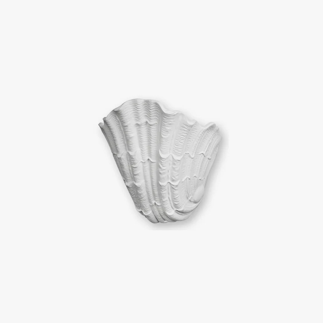 Eco-Friendly Elfa Shell Plaster Wall Lamp Optimized