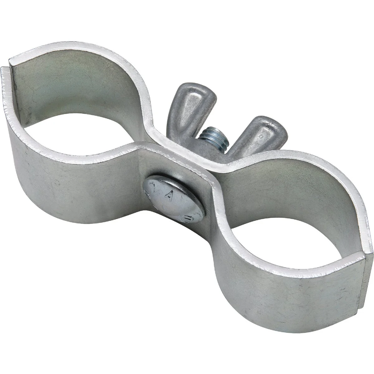 Smooth National 1-5 8 In. Zinc Plated Steel Universal Pipe Clamp Detailed