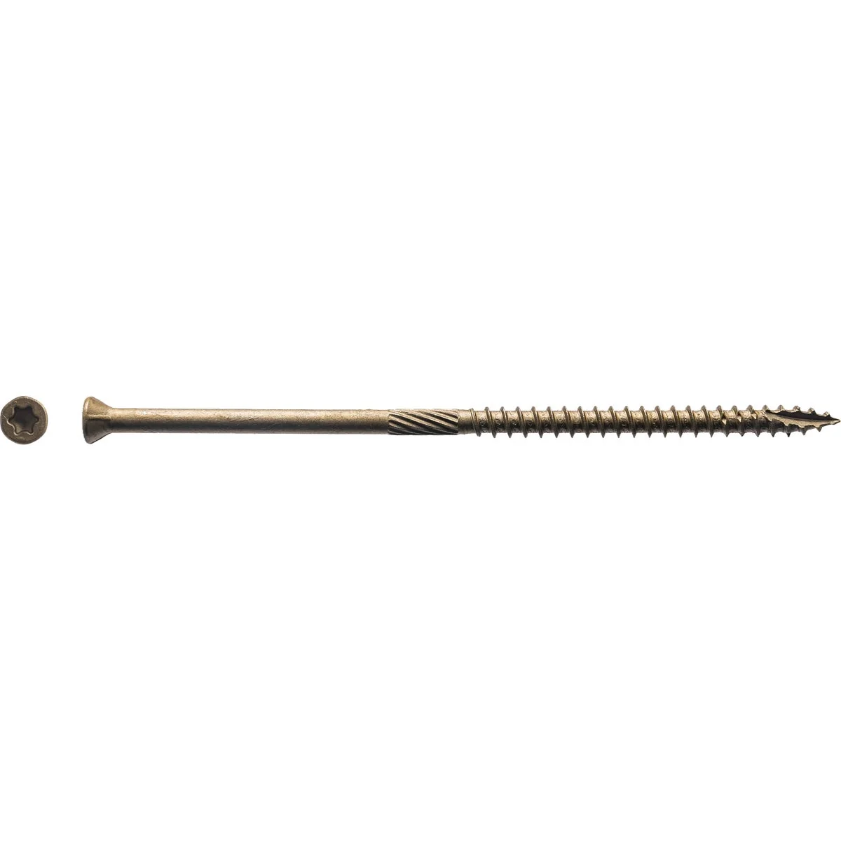Innovative Big Timber 9 x 4 In. Bronze Trim Screw 1 Lb. Consistent