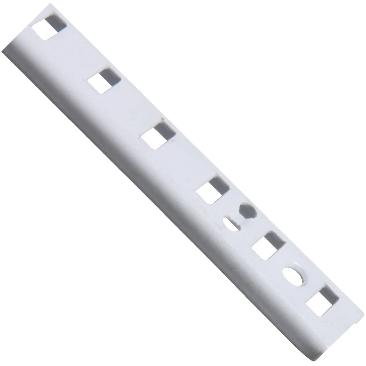 Easy-to-Use Knape Vogt 255 Series 72 In. White Steel Mortise-Mount Pilaster Shelf Standard Official