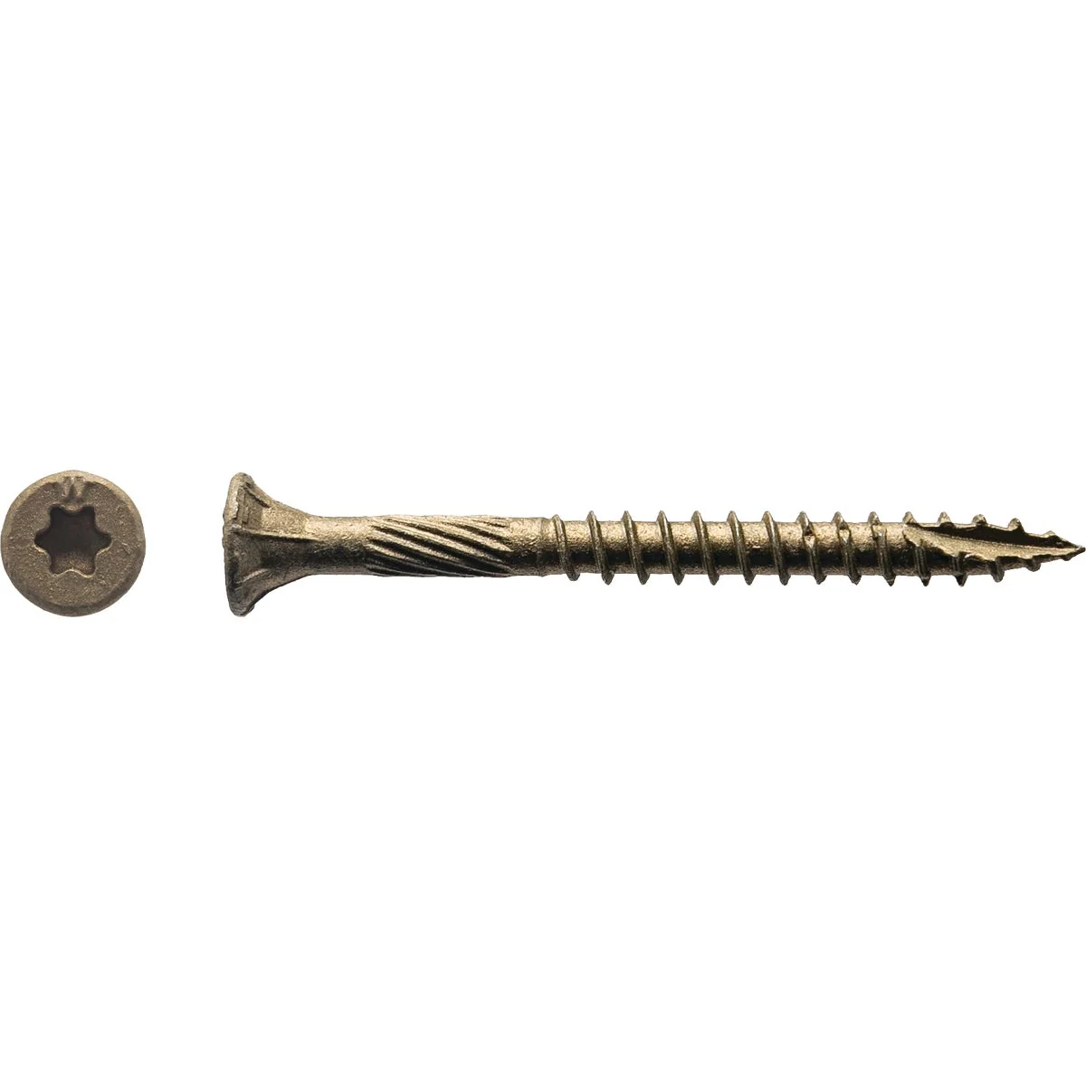 Responsible Big Timber 9 x 2 In. Bronze Flat Head Wood Screw 590 Ct. 5 Lb. World-Class
