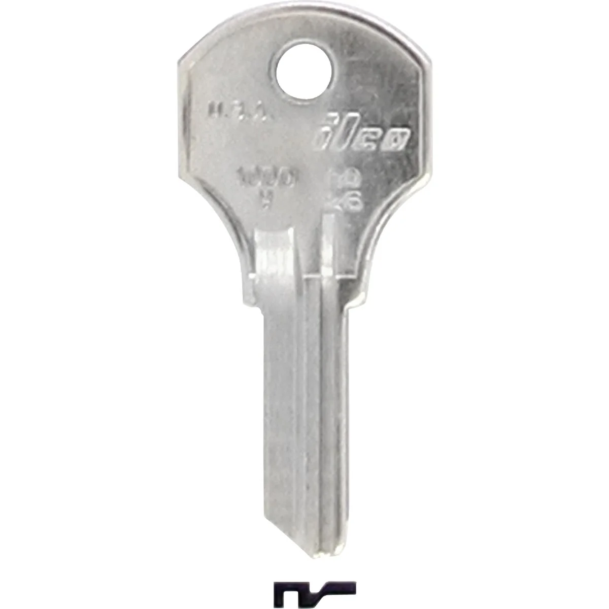 Trendy ILCO Corbin Nickel Plated Cam Lock Key 10-Pack Lightweight